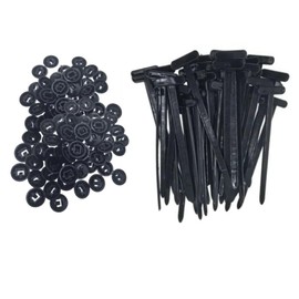 100 PCS Nylon Cable Tie Buckle, Cable Ties, Cable Tie Buckles, Universal Cable Ties, Cables Tie Buckle Clips, Self-Locking Zip Ties for Car Repair, Outdoor Equipment, and Wire Organization