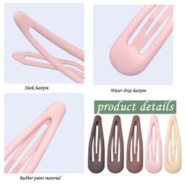 30 Pieces Hair Clips, 5 cm Hair Clips Girls, Barrette Hair Clip, Hair Clips for Girls, Hair Clips Metal, Multi-colored Hair Clips Children