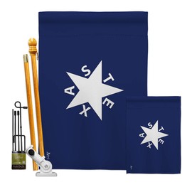 Zavala De Lorenzo Texas Garden House Flag - Kit Patriotic Historic July Memorial Veteran Independence United State American - Decoration Banner Small Yard Gift Double-Sided Made in USA 28 X 40