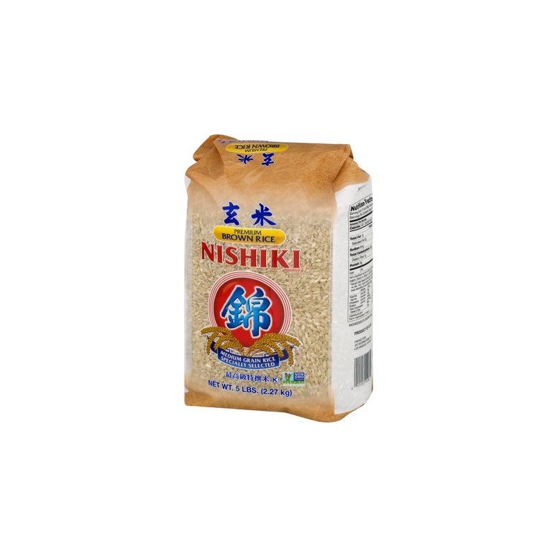 NISHIKI Premium Brown Rice, 5-Pound (2 Bags of 5 Lb)