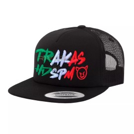 Yupoong Trakas HDSPM Snapback Hat Black, Sinaloa Mexico La Chapizza JGL Gorra Los Guzman