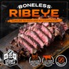 Grumpy Butcher Large Ribeye Steaks, 4 Pack (12 oz each)