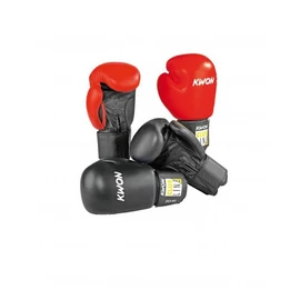 Boxing Gloves Pointer 10 oz Real Leather Red, red