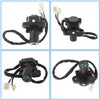 LABLT Motorcycle Ignition Switch Fuel Gas Cap Seat Lock Key