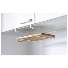 Heian Shindo SPLUCE Hanging Shelf, Cutting Board Hanger, White, Load Capacity: 3.3 lbs (1.5 kg) SPH-1