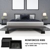 MYMULIKE Bed Risers 4 Inch Heavy Duty, Oversized Furnitures Risers