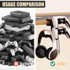 jinminamz Headset and Controller Holder, Controller Holder with Handle Holder,