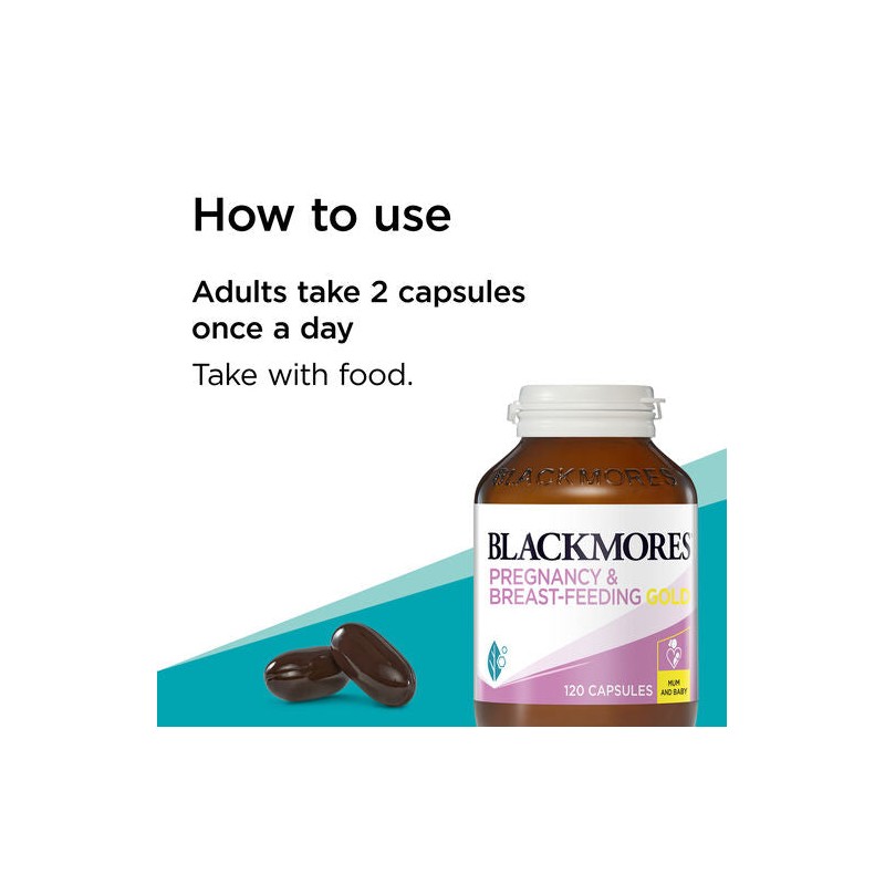 Blackmores Pregnancy and Breast-Feeding Gold 120 Capsules