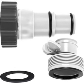 Pool Hose Adapter Type A/B Pool Hose Connector Part Set for 1.5/1.25 Inch Swimming Pool Adapters Hose for Filter Pumps Saltwater Systems Above Ground Swimming Pool Accessories