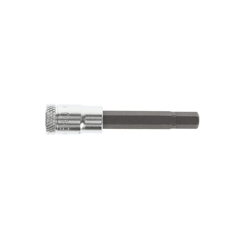 Gedore 1933280 Long Hexagon Socket Bit, 0.2 inch (6 mm)