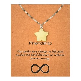 Yaozeio Women's Best Friend Necklaces Glow in the Dark Star Necklace Gifts for Women, Girls, Best Friends, BFF, Sisters, Teen Girls