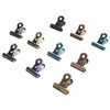 10pcs Colored Hinge Clips Dustproof Rustproof Electroplated Metal Hinge Clips