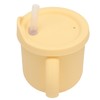 Silicone Sippy Cups Double Handles Lightweight Toddler Training Cup with