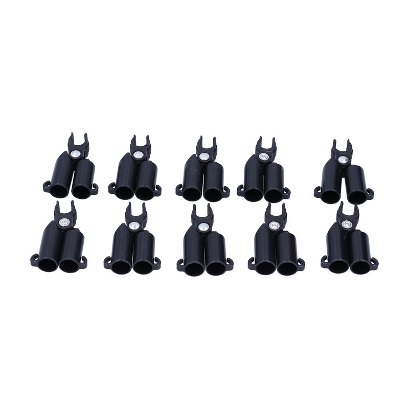 10PCS A-Type Connecting Joint Fixed Clip Plant Supports Fixing Stakes
