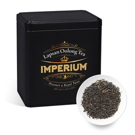 Imperium Lapsang Oolong Tea Loose Leaf (4oz), Hand-Picked Premium Oolong, Brews 100 Cups, Naturally Bold Beverage, Robust Smoky Flavor, Deep Aroma, Comforting Smooth Finish, Energizing Experience