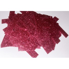 47 Pieces, 2" Glitter Iron-On Letters – Heat Transfer Vinyl for DIY T-Shirts, Fabric, Bags, and Gifts. Perfect for Birthdays, Christmas, Anniversaries. Easy to use (Blush)