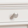 homdiy 10 Pack Brushed Nickel Cabinet Knobs, Round Silver Kitchen
