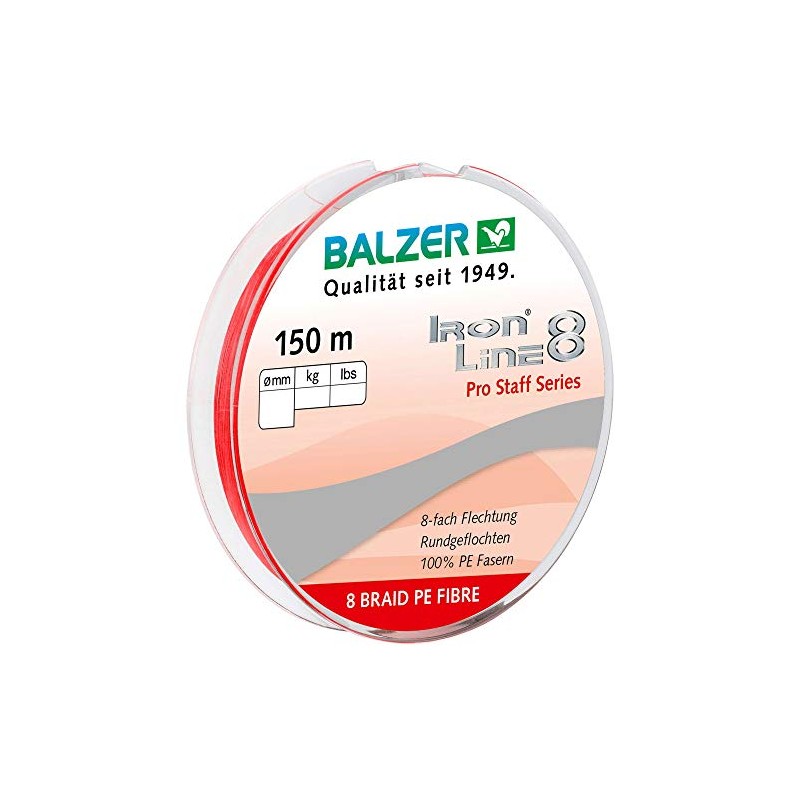Balzer Iron Line Pro Staff 8 Braided Cord 150 m