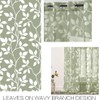 MRTREES Bedroom Curtains Voile with Eyelets and Curtains Transparent with