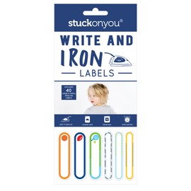 Stuckonyou Write & Iron Labels Boy multicoloured