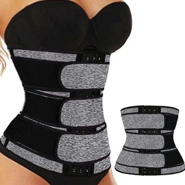 SOMIVOT Abdominal Binder - Lower Waist Support Belt, Waist Trainer, Pelvic Support, Postpartum Belly Band, Waist Trimmer(Grey-XXL)