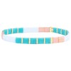 KELITCH Tila Miyuki Beads Bracelets Colorful Strand Stretch Bracelets Mixed