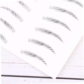 Housoutil 4sheets Eyebrow Stickers Hair-like Simulation for Women Easy to Use Eyebrow Makeup Tools Create Unique Shapes for Sparse