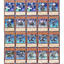 Infernoid Deck, Set of 75, Lawn Mowing Noid, Flame-tan, Dark Black World, Shadow, Dystopia, Next Door Lawn Mowing, Dt Series