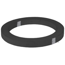 3/4" CAMLOCK Gasket, CAM and Groove, Black EPDM, 2 White Stripes on OD, (10 gaskets)