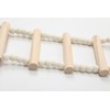 SIMENA Wooden Climbing Ladder for Birds & Hamsters, Interactive Swing