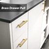 goldenwarm 1 Piece Gold Cabinet Drawer Pulls Kitchen Hardware LS201GD76