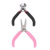5Pcs Pliers Kit Diagonal Flat Nosed Bail Making Jewelry Pliers