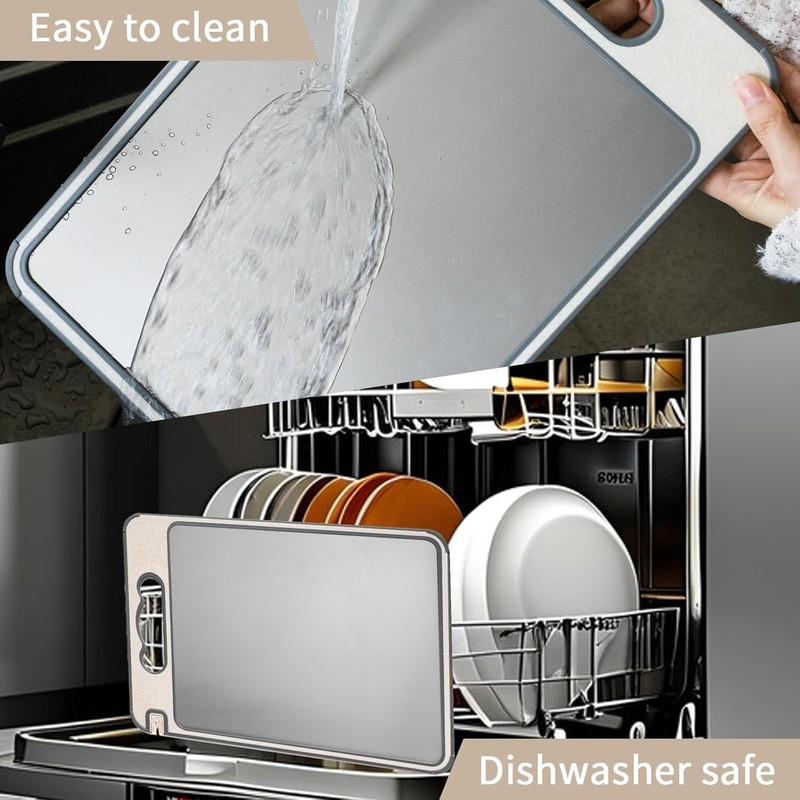 Shirokai Multi-Functional Double-Sided Cutting Board | Premium Titanium & Eco-Friendly