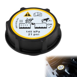 Radiator Expansion Water Tank Cap, Coolant Tank Cap Cover, Compatible with Ford Volvo Mazda and Land Rover, Durable Pressure Sealed Coolant Cap