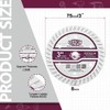 QUEFORET Diamond Cutting Discs for Concrete 75 mm 4 Pieces