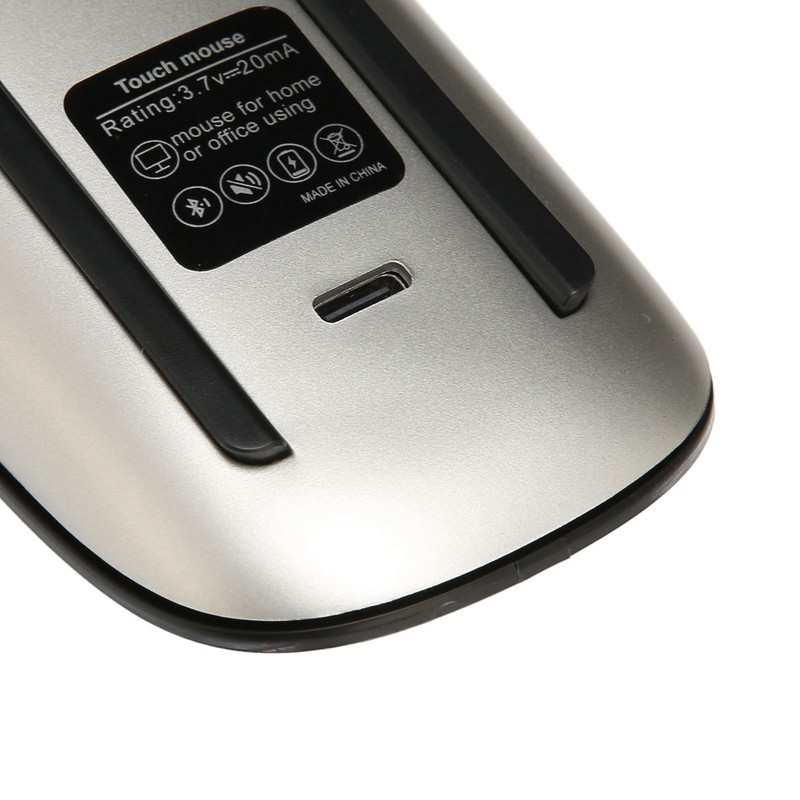 Wireless Mouse Silent Low Decibel Rechargeable Ergonomic Portable Touch Wheel