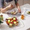 NUTRIUPS Glass Baking Dish with BPA Free Lids, Square Baking
