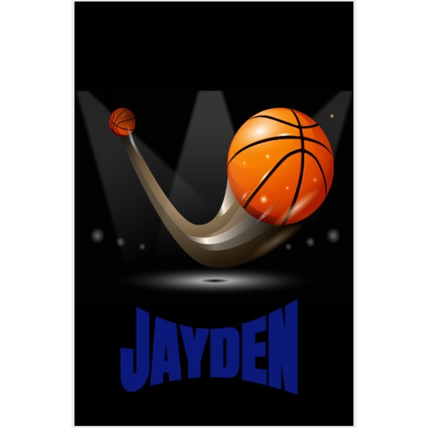 Basketball Themed Notebook with Lined Pages: Jayden Titled Basketball Notebook