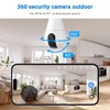 Light Bulb Security Camera, 5G/2.4GHz Lightbulb Security Cameras Wireless Outdoor