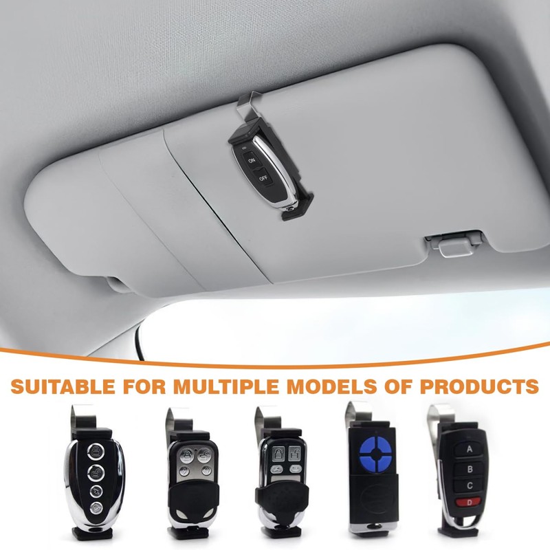 DOITOOL Garage Door Opener Holder Clip for Car Sun Visor