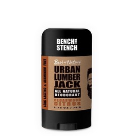 Best of Nature Urban Lumberjack Natural Deodorant | Aluminum-Free, Long-Lasting Natural Odor Protection for Men and Women | Best of Nature 2.75 oz Stick (Cedarwood Citrus)