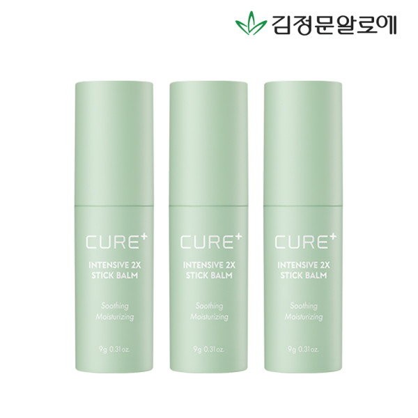 Kim Jeong-moon Aloe Cure 2X Cream Moisture Stick Balm 3pcs