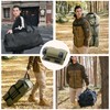 Duffle Bag Travel Luggage with Wheels: Large Rolling Backpack Foldable