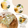 Arquiel Sunflowers PVC Table Cloth Waterproof Oilcloth Rectangle 140x240cm