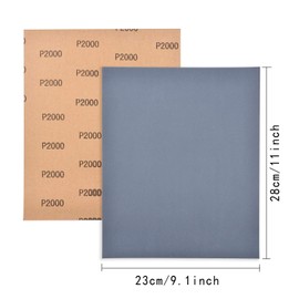 Yaromo 24 Pieces Epoxy Sanding Papers, Waterproof Epoxy Polishing Papers Superfine Epoxy Refinishing Papers for Making Glitter Tumbler Cups, Crafts Tumbler