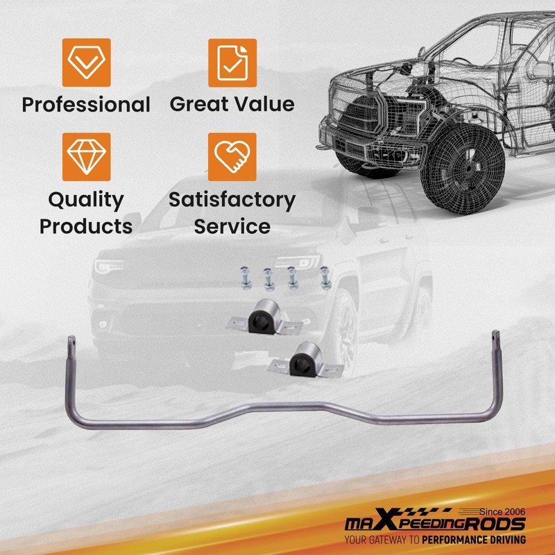 maXpeedingrods OD-1in Rear Stablizer Sway Bar Kit for Jeep Grand