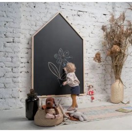 Pizarron Infantil En Forma De Casita Montessori                                                                                                       