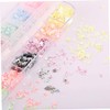 Baluue 2 Pack Nail Glitter Set DIY Manicure Decor Nail