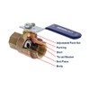 NIBCO, S-585-80-LF, Solder Full Port Ball Valve, Cup to Cup,