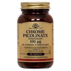Solgar Chromium Picolinate 100µg 90 Tablets